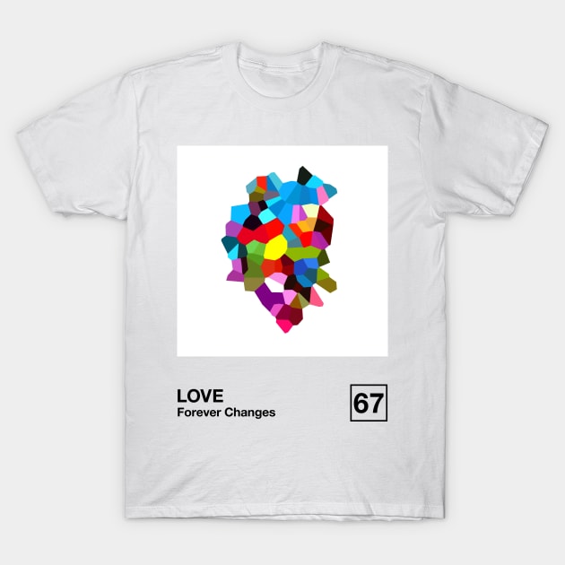 Forever Changes / Minimalist Style Graphic Artwork Design T-Shirt by saudade